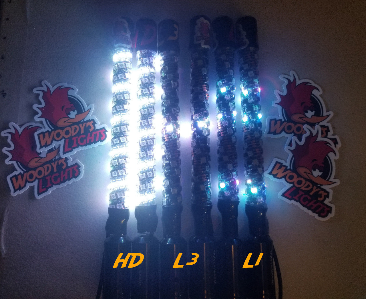 Cyclone Whips (Minis) - 1ft - Pair