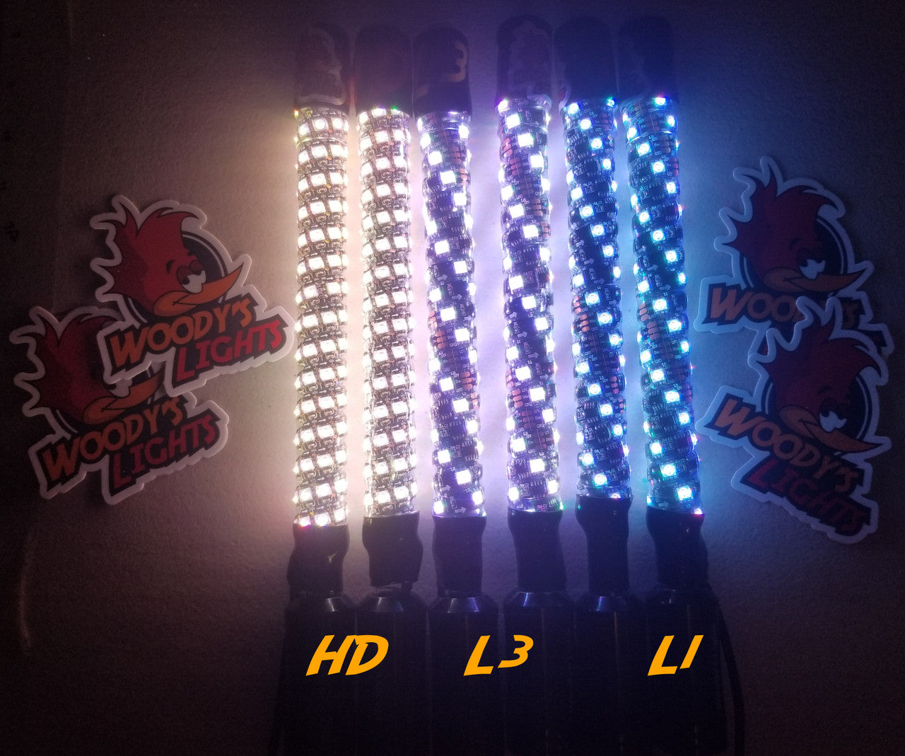 Cyclone Whips (Minis) - 1ft - Pair