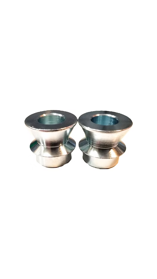 3/4" to 1/2" High Misalignment Spacers Zinc Coated Mild Steel 2" Mounting Width