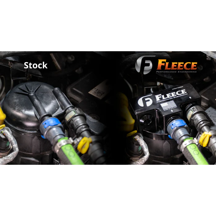 Fleece Engine Mounted Filter Assembly for 2011-2024 6.7L Ford Powerstroke