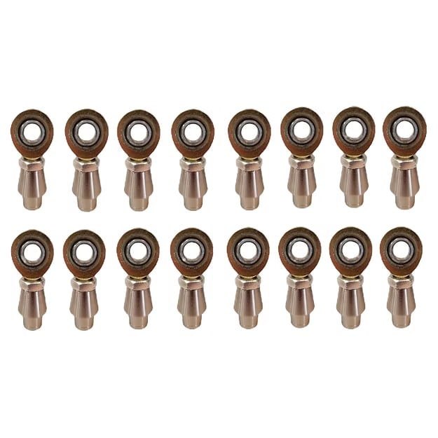7/8" X 3/4" Bore Gold Heims No Spacers (8LH & 8RH)