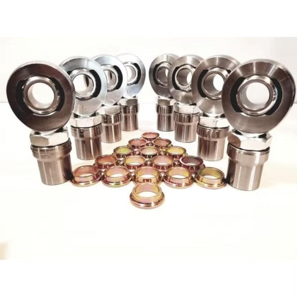 1.25" Heims 1" Bore w/Cone Spacers (4LH & 4RH)