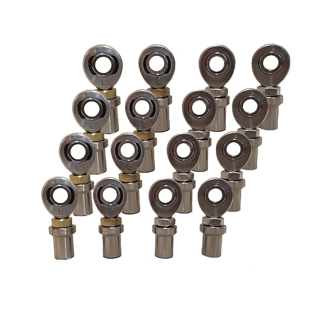 1/2" x 1/2" Full Set Kit Chromoly Heim Joints