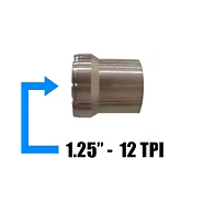 Tube Inserts For 1.25"-12 TPI