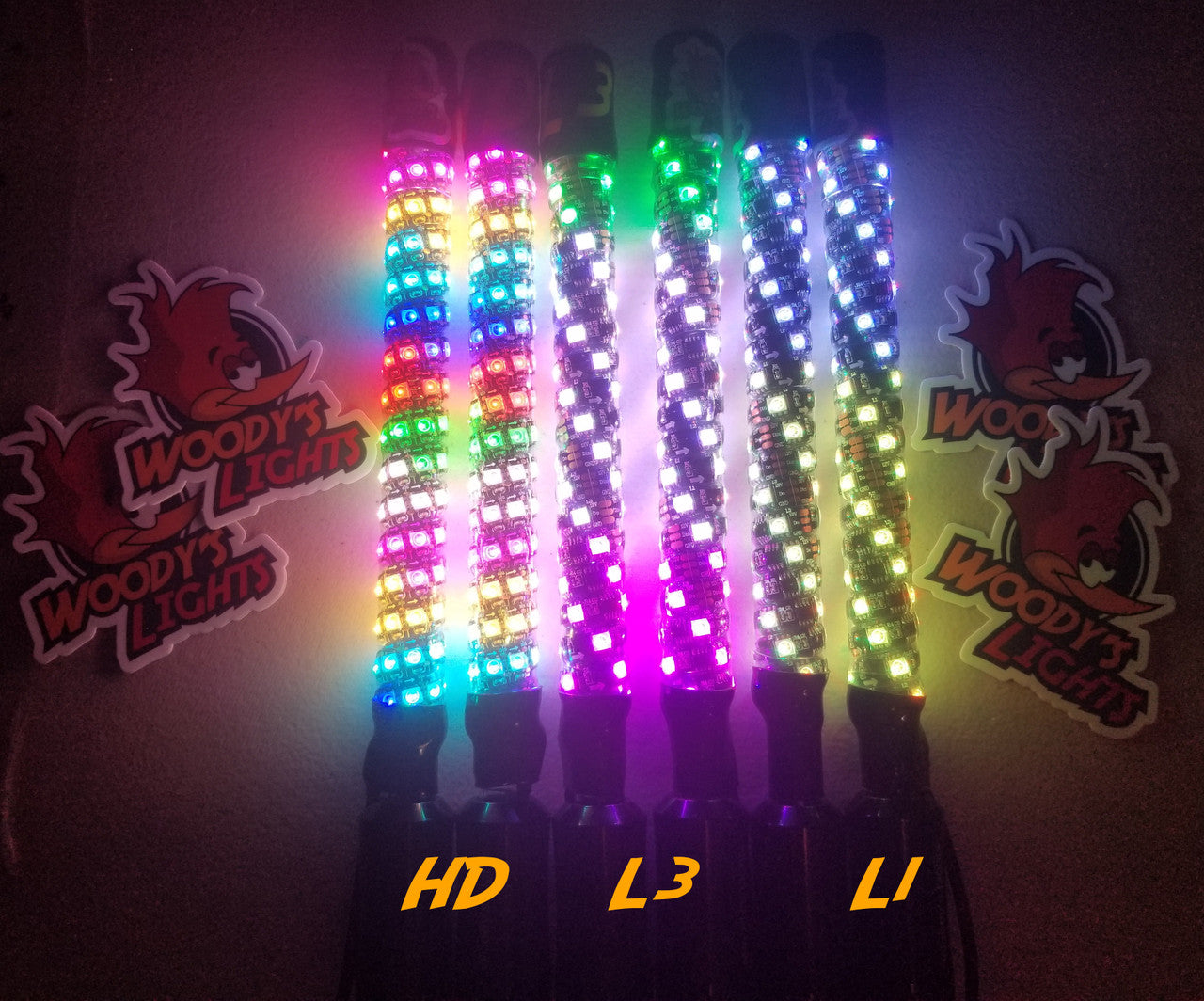 Cyclone Whips (Minis) - 1ft - Pair
