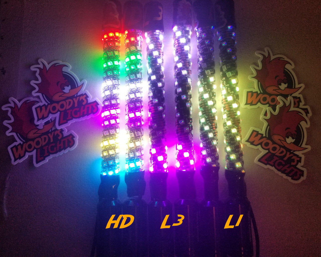 Cyclone Whips (Minis) - 1ft - Pair
