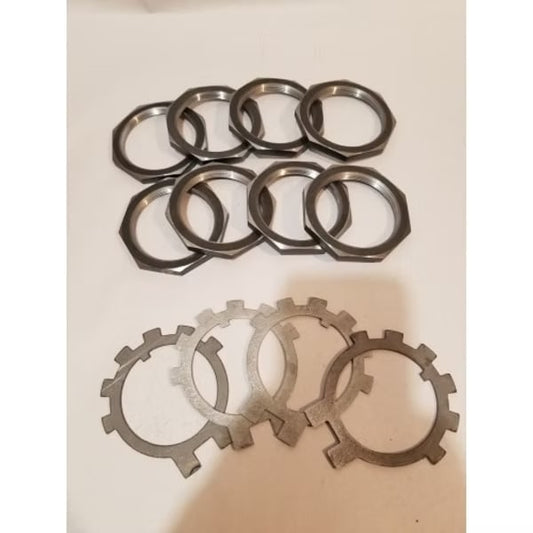 2.5 Ton Spindle Nut/Lock Tab 2 Axle Kit (4 Hub)