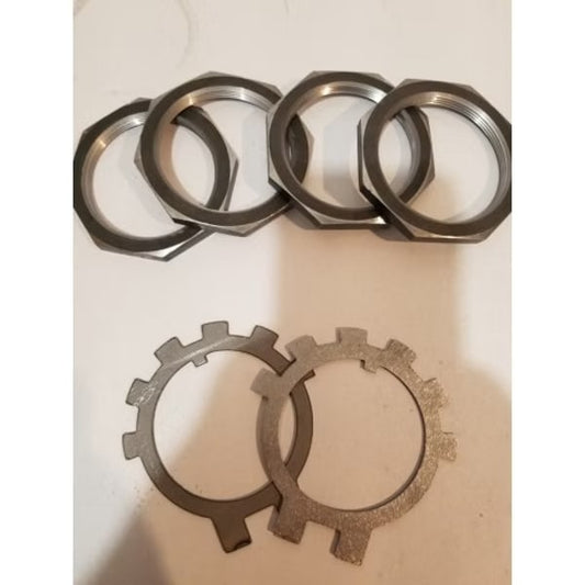 2.5 Ton Spindle Nut/Lock Tab 1 Axle Kit (2 Hub)