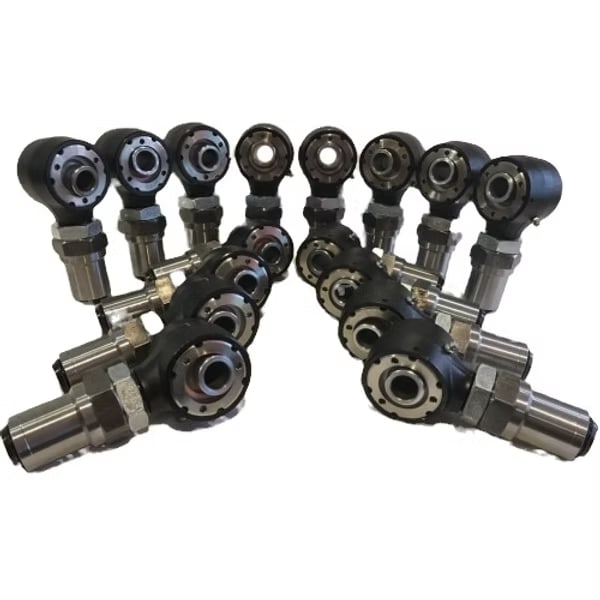 1.25" Rebuildable Rod Ends w/Hex Bungs (8LH & 8RH)